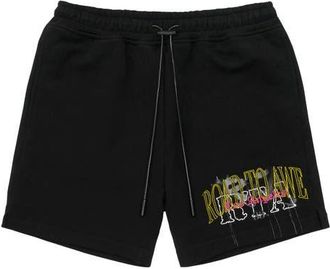 Rta Clyde Pull-On Shorts in Black Mixed Logo at Nordstrom, Size Xxx-Large