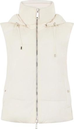 Moorer Mouwloze Gilet - Dames - Bodywarmers - Wit - XS - Polyester - Jassen