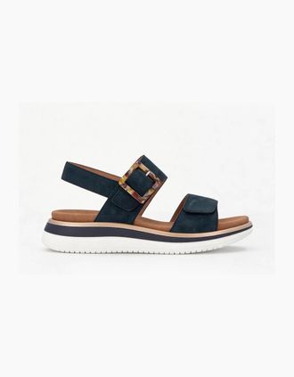 Remonte Womens Remonte D1J62 Womens Ankle Strap Sandals Blue - Size: 7.5