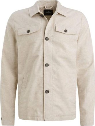 Vanguard Heren, Jassen, Grijs, Maat: 3XL Linnen