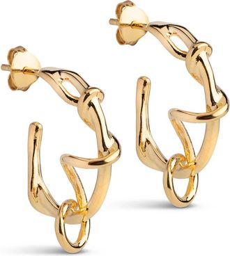 Enamel Copenhagen Capella Hoops in Gold at Nordstrom