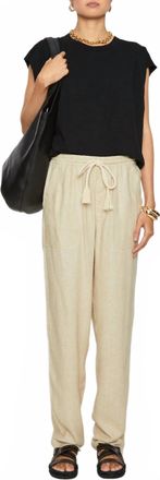 Isabel Marant Viamao Wide Eg Pants In Ecru