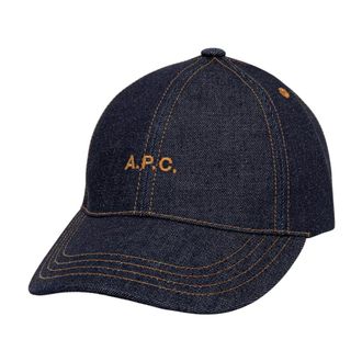 A.P.C. Casquette Thais Cap - unisex - Petten - Blauw - 56 CM - Katoen - Accessoires