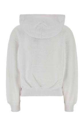 Polo Ralph Lauren Womens White Cotton Blend Sweatshirt Exterior: Polyester Felpe Sweater