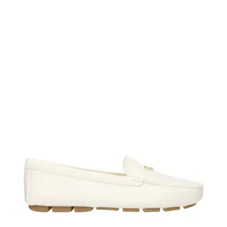 Prada White brushed leather loafer | TheDoubleF