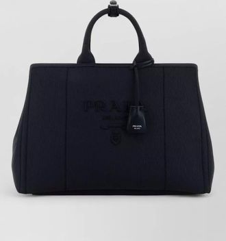 Prada canvas shoulder bag