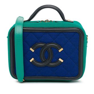 Chanel Canvas Gequilted Schoudertas