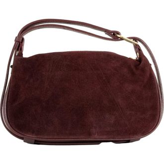 Persaman New York Lana Suede Shoulder Bag in Dark Red at Nordstrom Rack