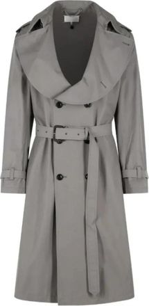 Maison Margiela Trenchcoat - Dames - Trenchcoats - Grijs - L - Jassen