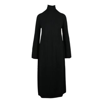 Max Mara Kleedjes, Dames, Zwart, S, Wol, Gebreide jurk