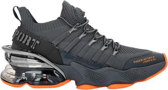 Plein Sport Tiger Attack Gen. X.04 - unisex - Hardloopschoenen - Grijs - 46 EU - Polyester - Fitness
