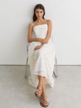 Reiss Dark Gold Leather Twist-strap Flat Sandals, 336