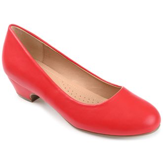 Journee Collection Women & apos;s Comfort Saar Medium and Wide Width Pumps