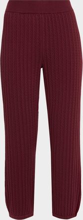 SIMKHAI Tillie Cashmere-Cotton Travel Pants