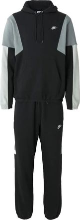 Nike Tuta sportiva con design color-block e cappuccio - Nero