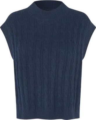 Lollys Laundry Truien & Vesten, Dames, Blauw, M, Vestjes