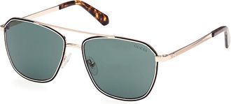 Guess GU00046 33N Mens Sunglasses Gold Size 56