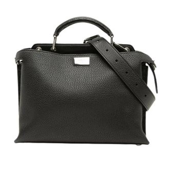 Fendi Pre-owned Peekaboo Iconic Essential - Dames - Vintage Handtas - Zwart - ONE Size - Leer - Vintage