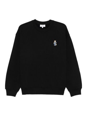 Maison Kitsun&eacute; Dressed Fox Cotton Crewneck Sweatshirt