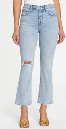 Pistola Denim Lennon High Rise Crop Boot Jean In Blue
