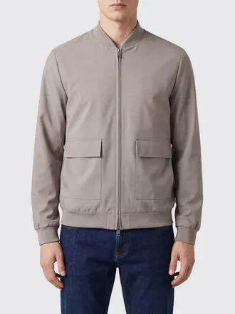 Duno Bomber in misto lana con collo bomber e tasche a toppa