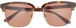 Cole Haan 54mm Browline Sunglasses in Tortoise at Nordstrom Rack
