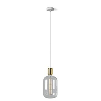 Daylight Italia L&aacute;mpara de techo de lat&oacute;n transparente