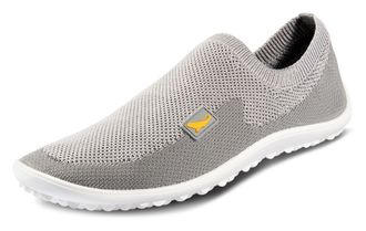 Leguano Barfussschuh LEGUANO Score, Damen, Gr. 36, grau, Textil, kontrastfarbene Details, Schuhe Barfussschuh, Bequemschuh, Flats, Komfortschuh, f&uuml;r Maschinen