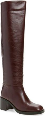 Jeffrey Campbell Vinyl Over the Knee Boot in Brown at Nordstrom Rack, Size 5.5