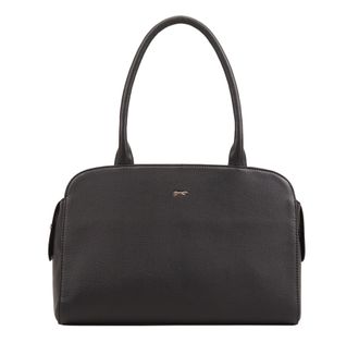 Paul Costelloe Womens Saida Black Leather Shoulder Bag - One Size