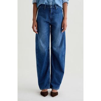 AG - Adriano Goldschmied Mercer High Waist Barrel Jeans in Sidecar at Nordstrom Rack, Size 30