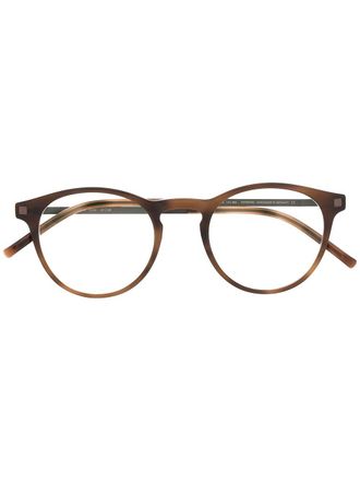 Mykita Talini round-frame glasses - unisex - Metal - 47 - Brown