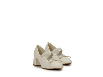 Vince Camuto Melodie High Womens Heels Creamy White : 9.5 M, Leather