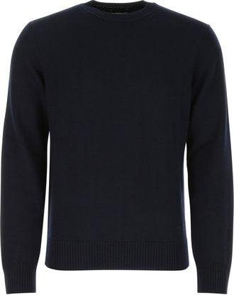 Emporio Armani Midnight Blue Wool Sweater