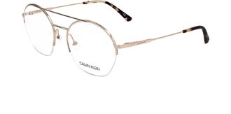 Calvin Klein Unisex 52mm Gold Opticals