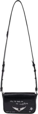 Zadig&Voltaire Crossbody Tas - Dames - Schoudertassen - Zwart - ONE Size - Leer - Tassen