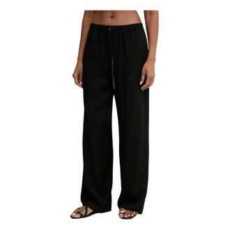 Trussardi Pantaloni con Coulisse e Vita Elasticizzata - - Trousers - Donna - Nero - L