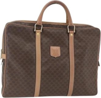 Celine Pre-owned Plastic Handbag - Dames - Vintage Handtas - Bruin - ONE Size - Vintage