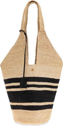 Anine Bing Shoulder Bags, female, Beige, Size: ONE SIZE Leah Shoulder Bag