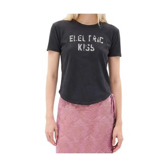 Ann Demeulemeester T-Shirts, female, Black, Size: M T-shirt