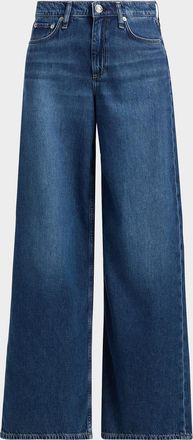 Rag & Bone Sofie Featherweight Denim Wide-Leg Jeans