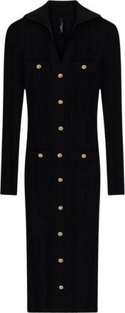 Marciano Gebreide jurk - Dames - Kleedjes - Zwart - L - Kleedjes