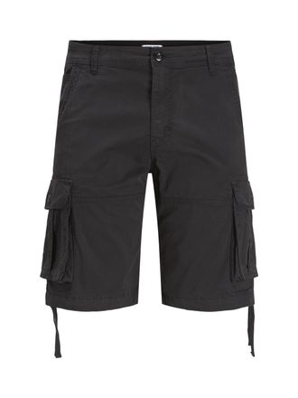Jack & Jones PANTS STUDIO loose fit cargo short JPSTZEUS black