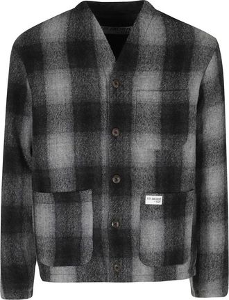 Fay Dual Gear Cardigan Jacket Archive - Heren - Vesten - Grijs - L - Truien & Vesten