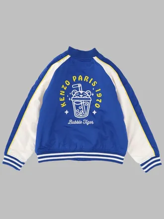 Kenzo Quilted Cotton Padded Jacket - Blue