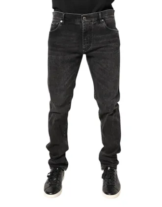 Dolce & Gabbana Skinny Denim Jeans - Gray
