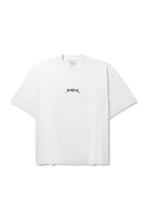 VETEMENTS Logo-Print Cotton-Jersey T-Shirt