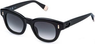 Furla Sfu 986 Zonnebril - Dames - Zonnebrillen - Zwart - 48 MM - Accessoires