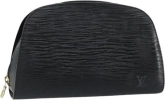 Louis Vuitton Pre-owned Clutches, female, Black, Size: ONE SIZE Pre-owned Vintage Leather Clutch