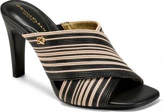 DKNY Breigh Sandal in Black/Beige at Nordstrom, Size 7.5